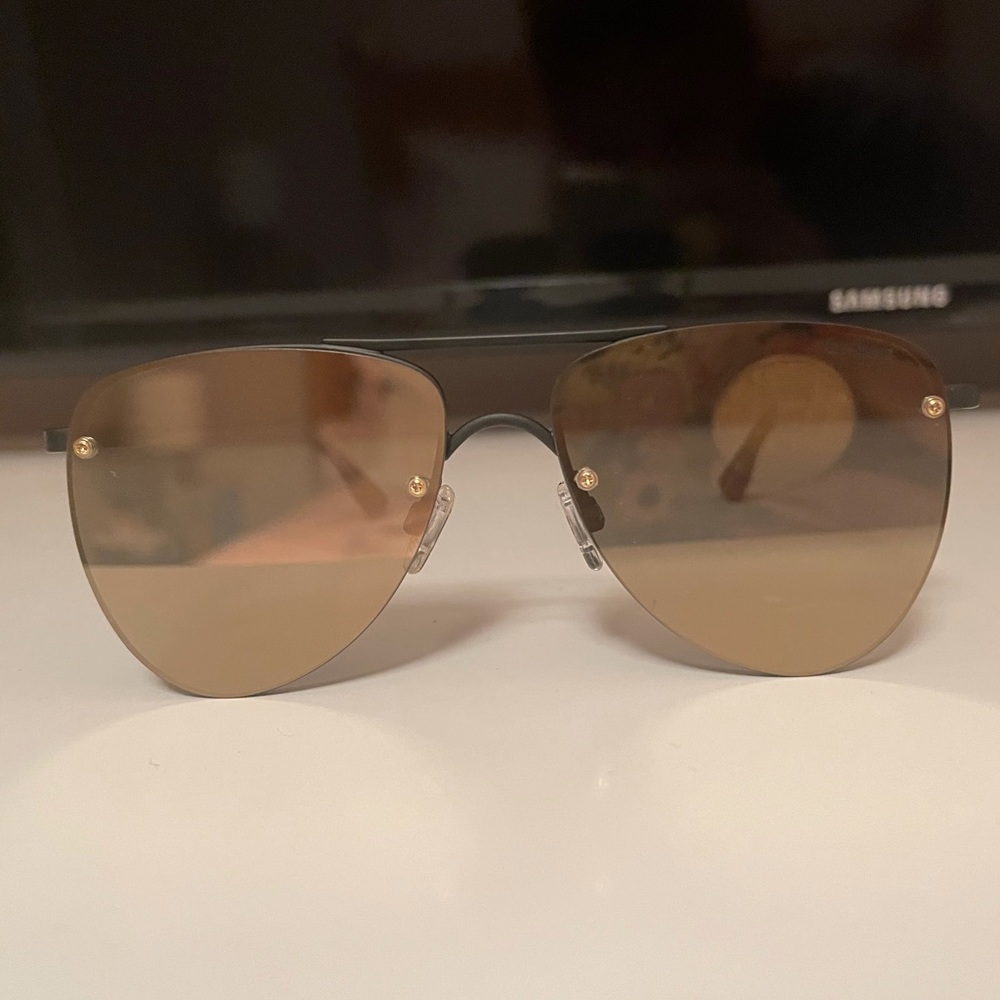 Le Specs the Prince Mirrored Sunglasses